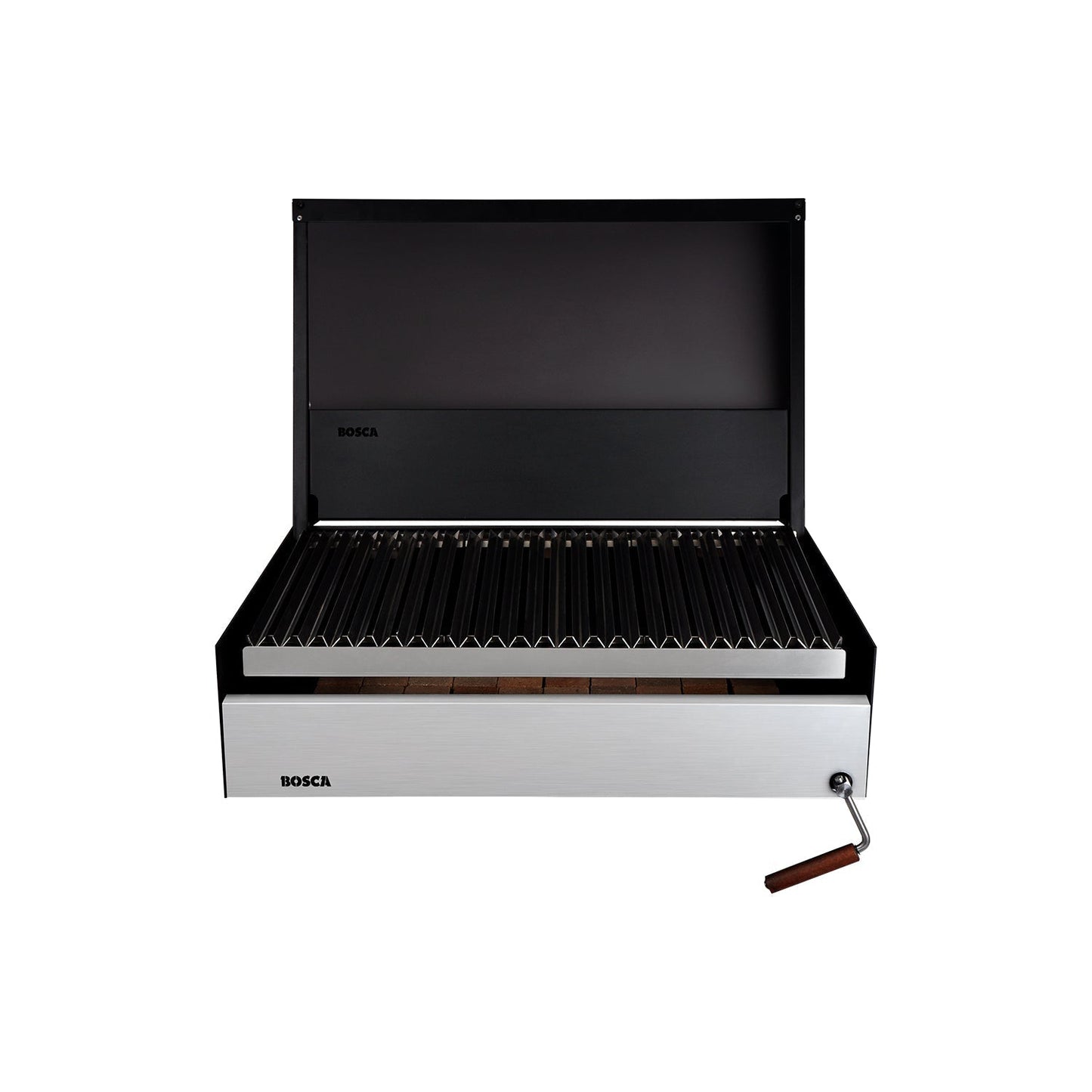 Pack Parrilla A Carbón Block 500 + Sartén Fierro Pequeño Bosca5#Gris