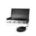 Pack Parrilla A Gas Block 1000 + Sartén Fierro Pequeño Bosca1#Gris