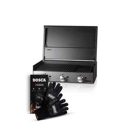 Pack Parrilla A Gas Block 750 + Guantes Parrillero Bosca1#Gris