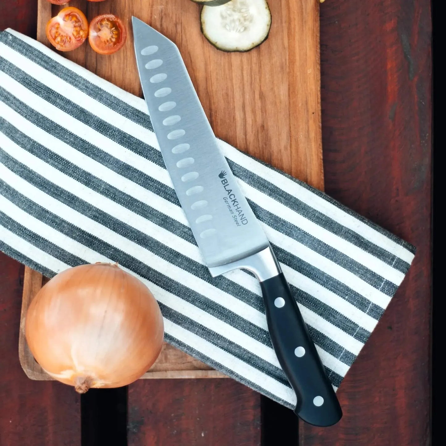 Pack Tenaza con bloqueo + Cuchillo Selva Valdiviana Santoku 7" BlackHand2#Sin color