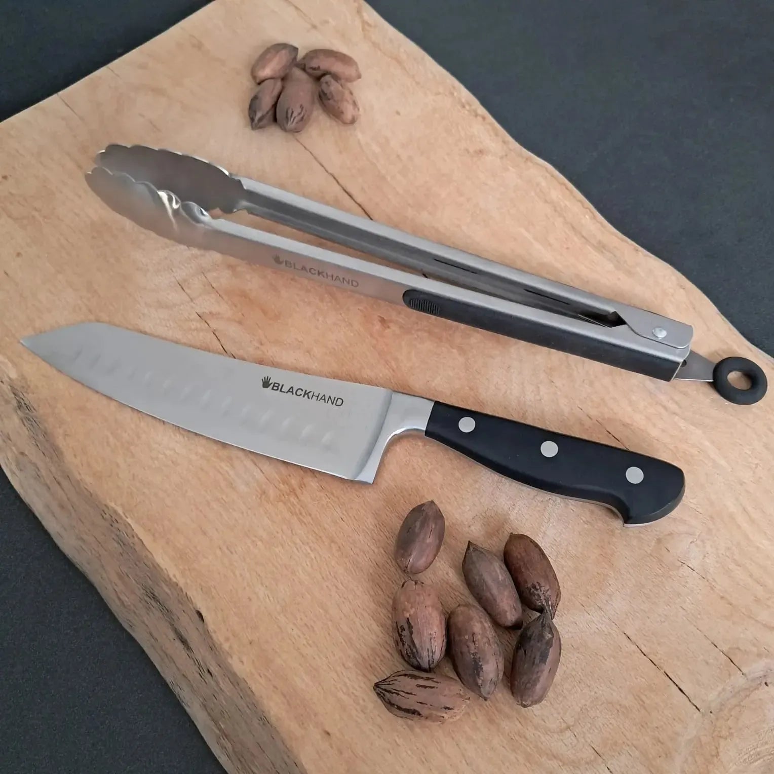 Pack Tenaza con bloqueo + Cuchillo Selva Valdiviana Santoku 7" BlackHand1#Sin color