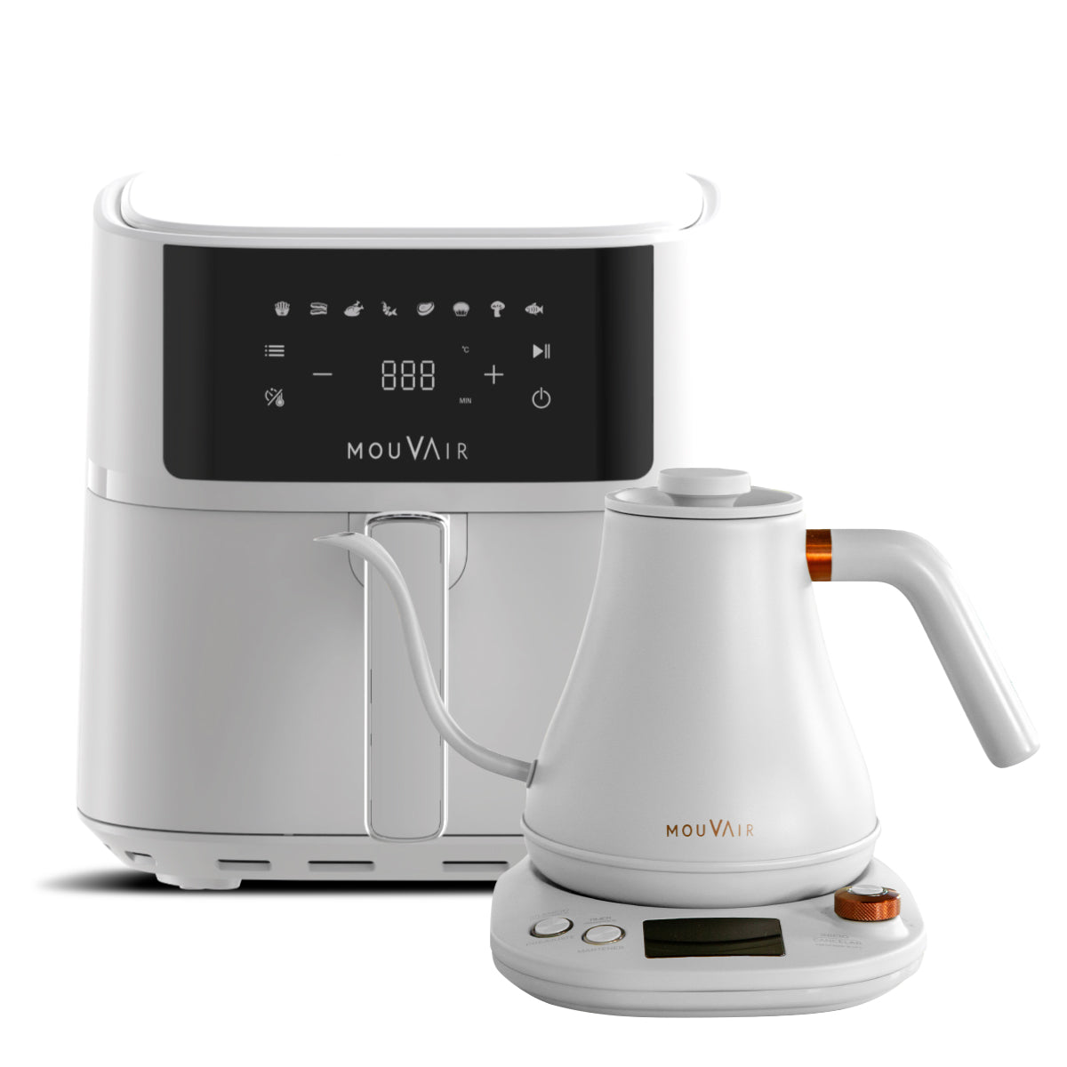 Pack Freidora de Aire Fry + Hervidor Inteligente Swan Mouvair9#Blanco