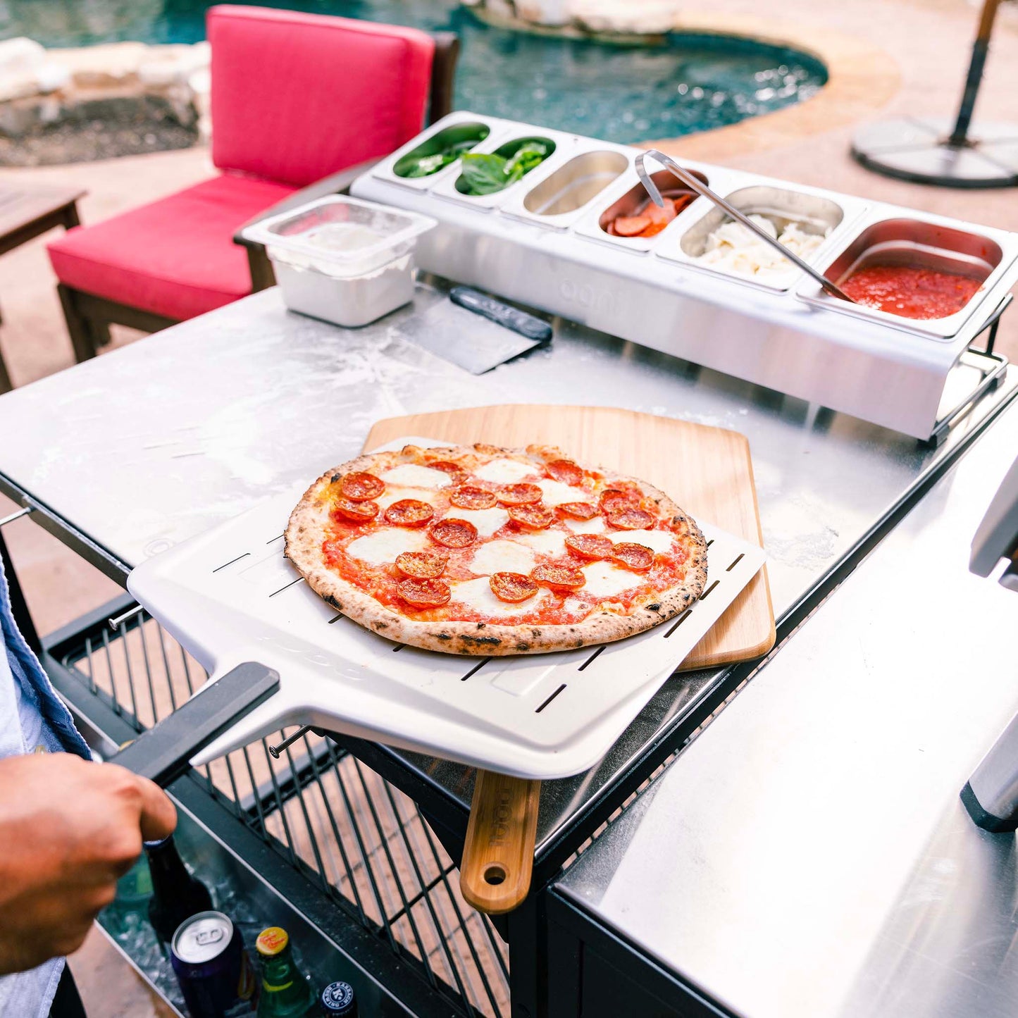 Paleta Pizza 14 Perforada Ooni Pizza Ovens3#Sin color