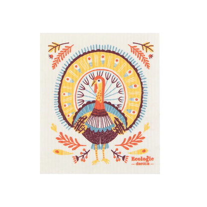 Paño Esponja Compostable pavo real Danica