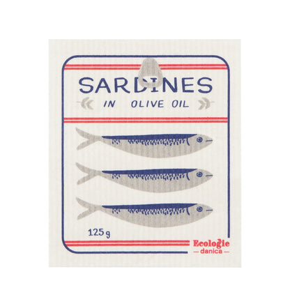 Paño Esponja Compostable sardinas Danica