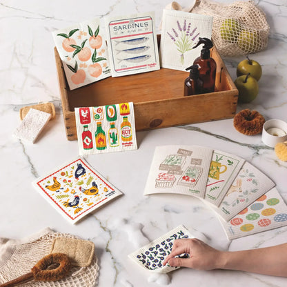 Paño Esponja Compostable sardinas Danica