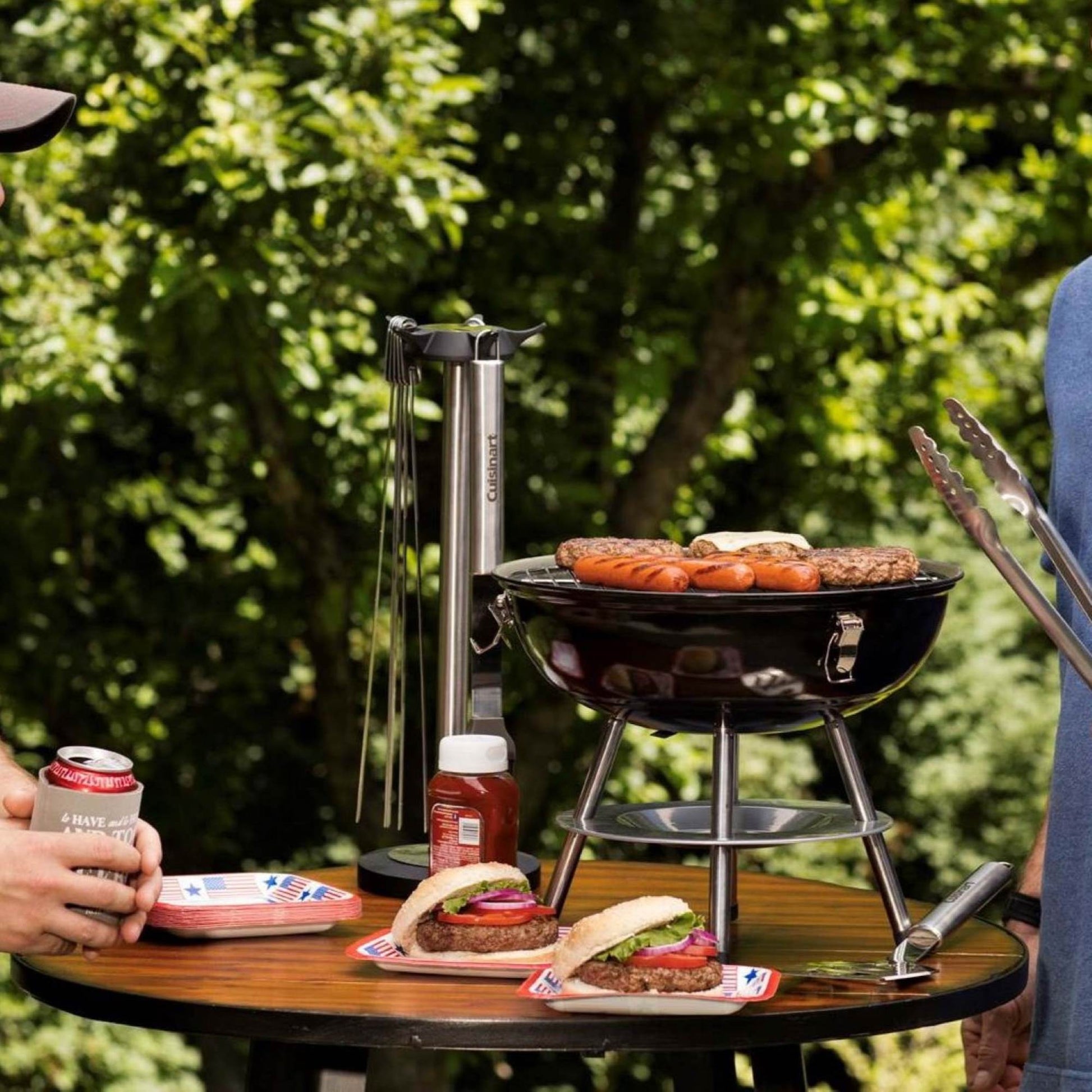 Parrilla A Carbón 14 pulgadas CCG-190 Cuisinart3#Sin color