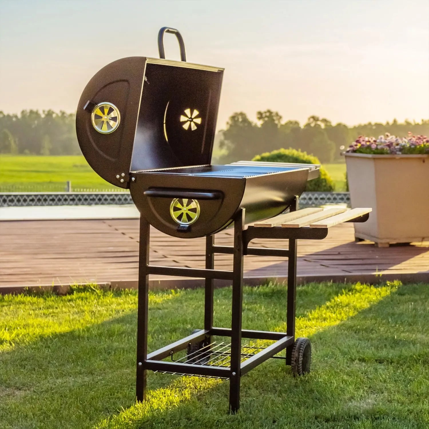 Parrilla A Carbón Maipo Alcazar3#Negro