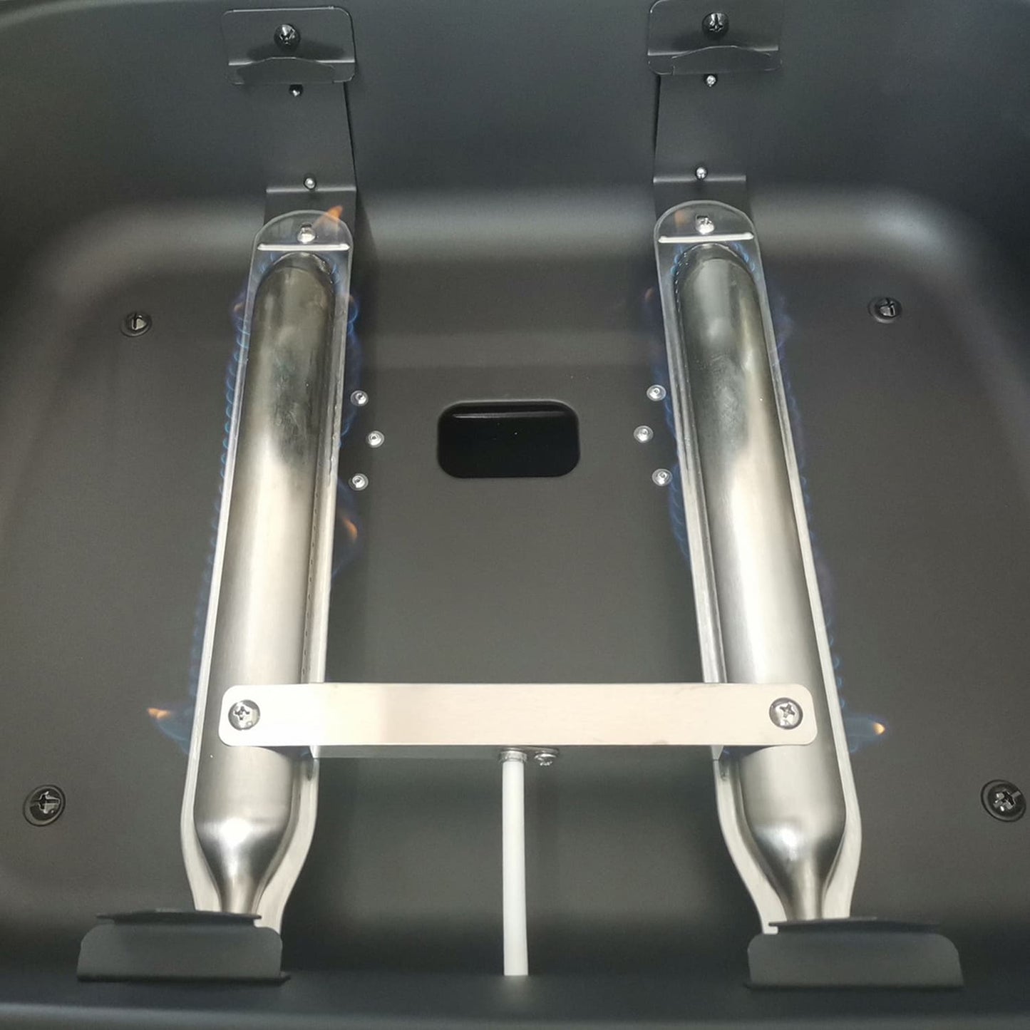 Parrilla a gas 2 Quemadores Denver Pro BBQ201GCA BBQ Grill12#Negro