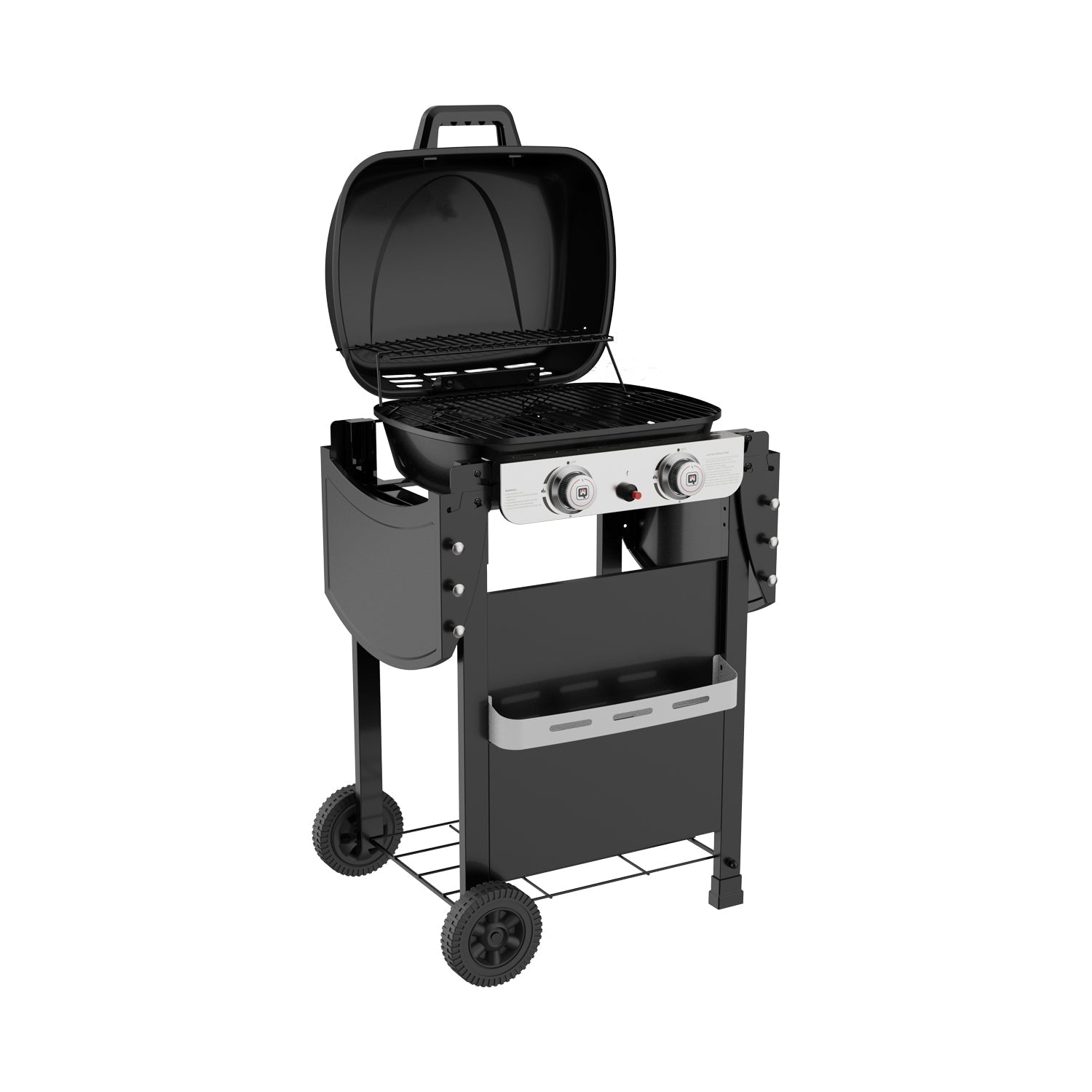Parrilla a gas 2 Quemadores Denver Pro BBQ201GCA BBQ Grill4#Negro