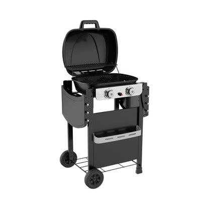Parrilla a gas 2 Quemadores Denver Pro BBQ201GCA BBQ Grill4#Negro