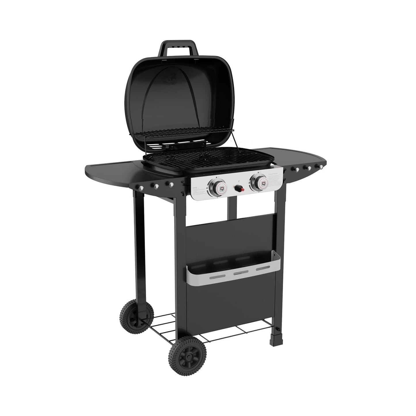 Parrilla a gas 2 Quemadores Denver Pro BBQ201GCA BBQ Grill6#Negro