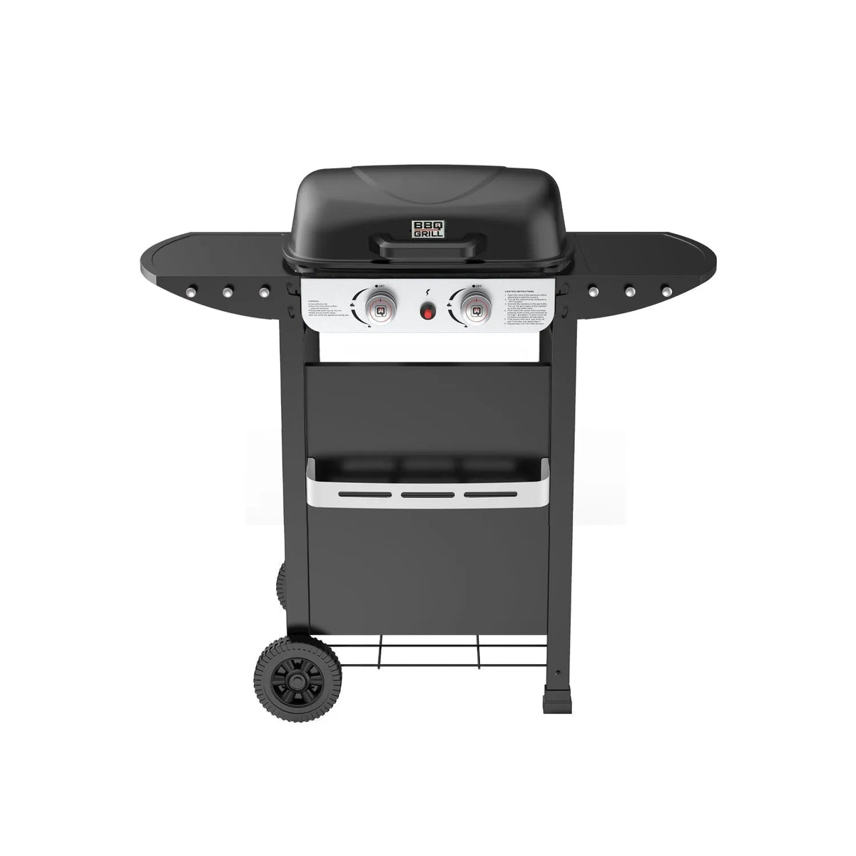 Parrilla a gas 2 Quemadores Denver Pro BBQ201GCA BBQ Grill2#Negro