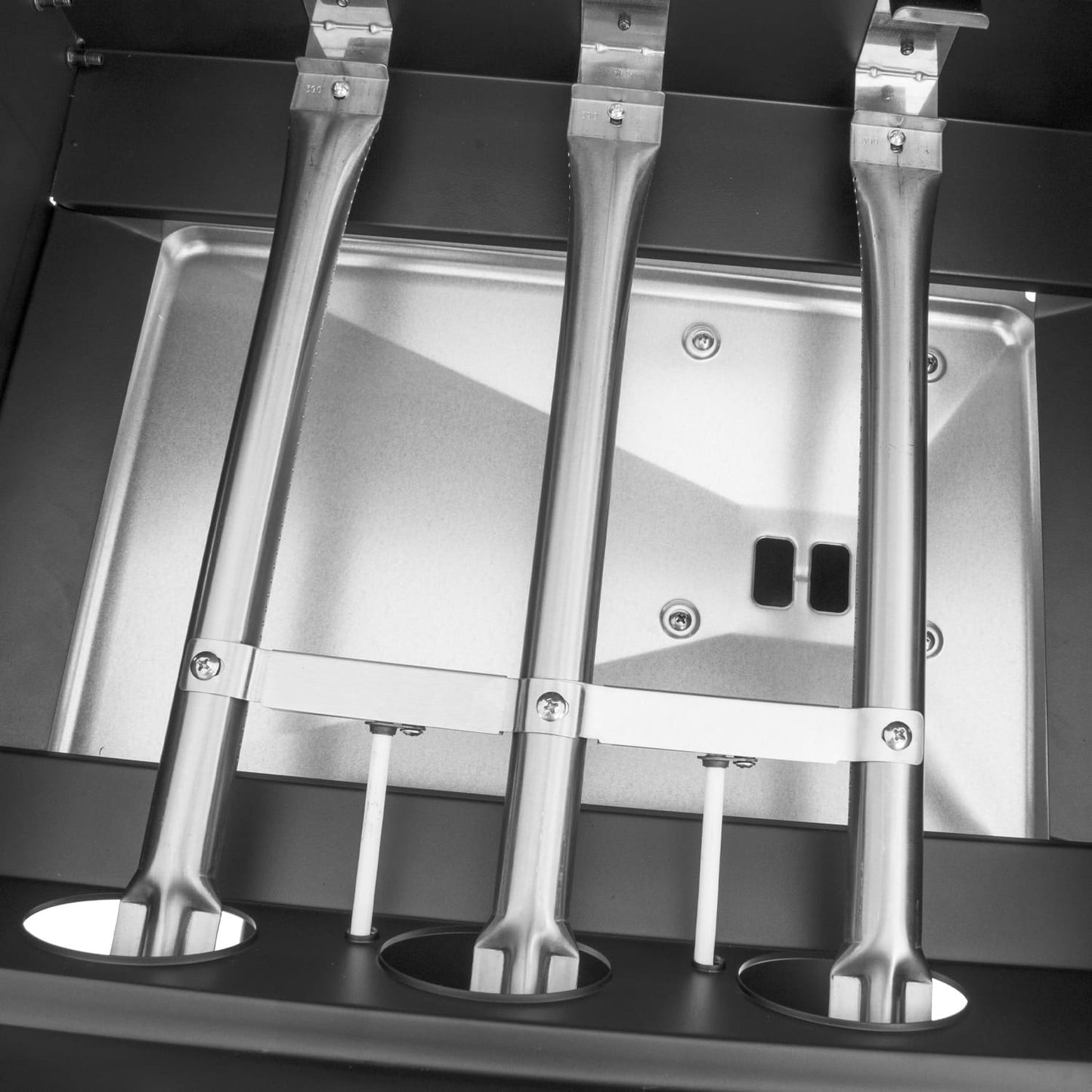 Parrilla a Gas 3 Quemadores Boston Pro BBQ301GCA BBQ Grill13#Negro