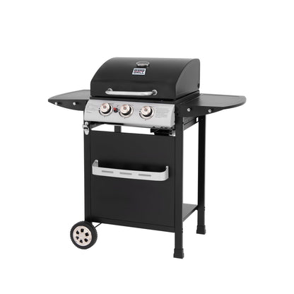 Parrilla a Gas 3 Quemadores Boston Pro BBQ301GCA BBQ Grill5#Negro