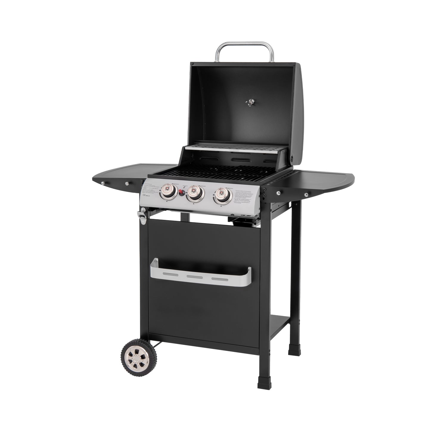 Parrilla a Gas 3 Quemadores Boston Pro BBQ301GCA BBQ Grill7#Negro