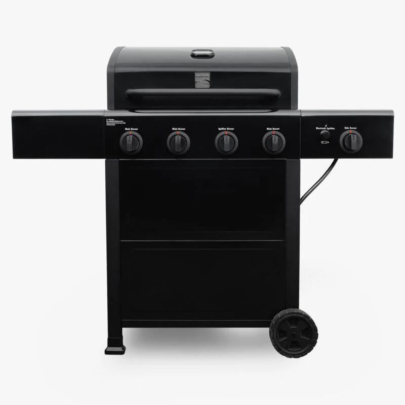 Parrilla a Gas 4 Quemadores + Quemador Lateral Kenmore6#Negro