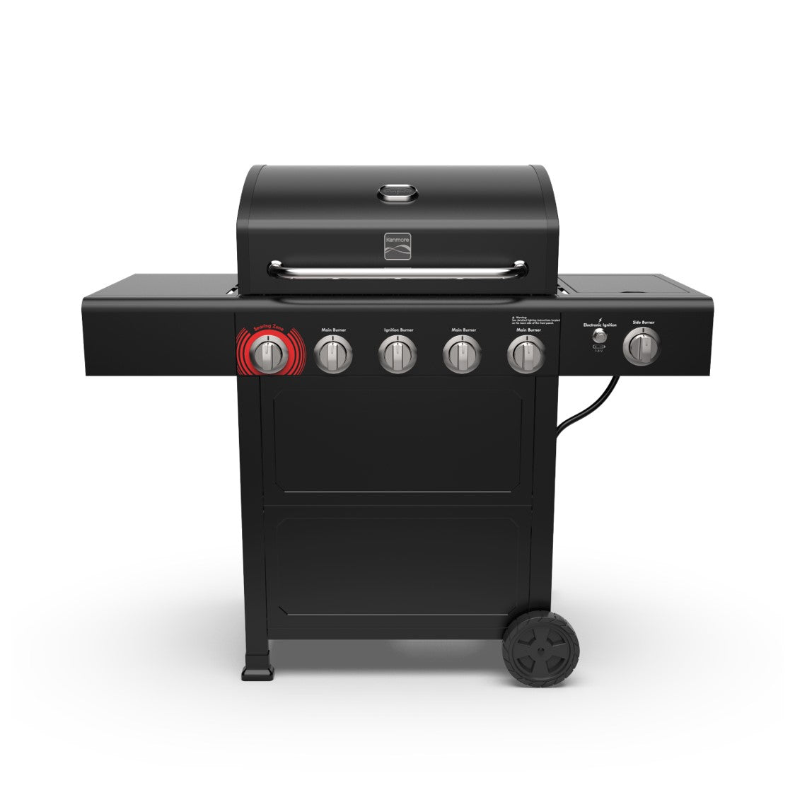 Parrilla A Gas 5 Quemadores + Quemador Lateral Color Negro Kenmore3#Negro