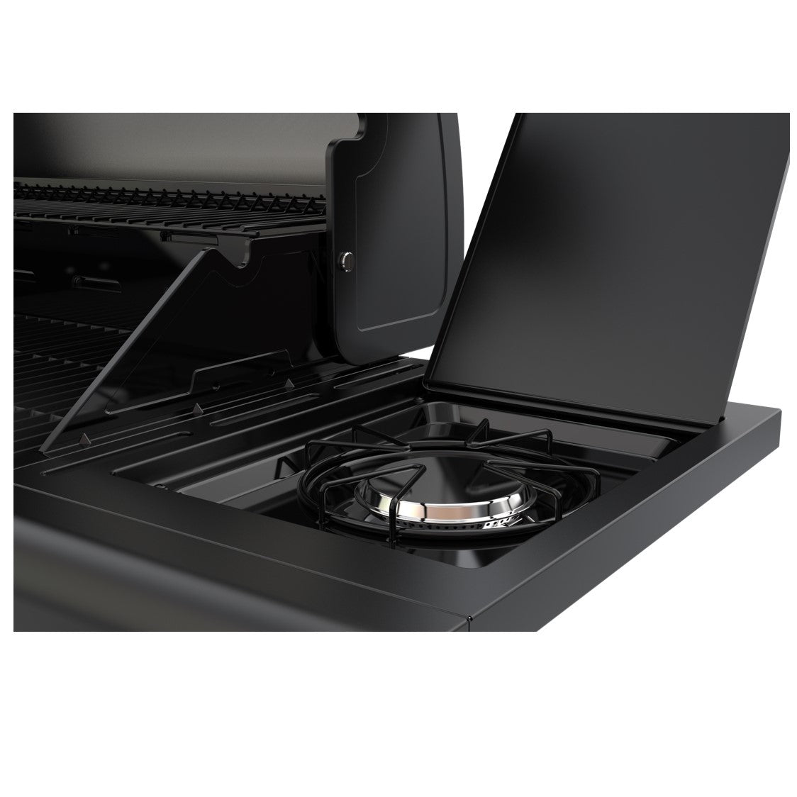 Parrilla A Gas 5 Quemadores + Quemador Lateral Color Negro Kenmore6#Negro