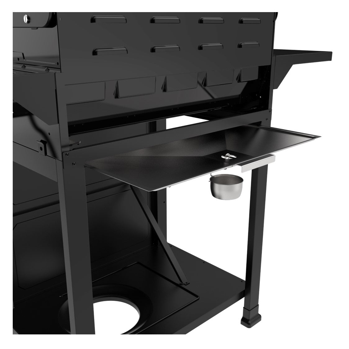 Parrilla a Gas 5 Quemadores + Quemador Lateral Kenmore7#Plata