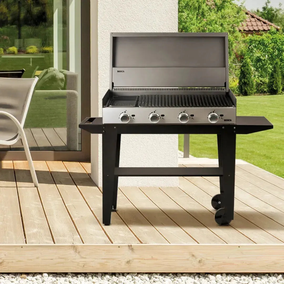 Parrilla a gas Block 1000 + Carro-Parrillas a Gas