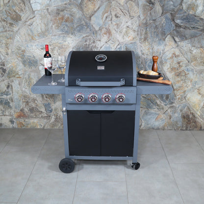 PARRILLA A GAS DARK HAWK 4Q-Parrillas a Gas