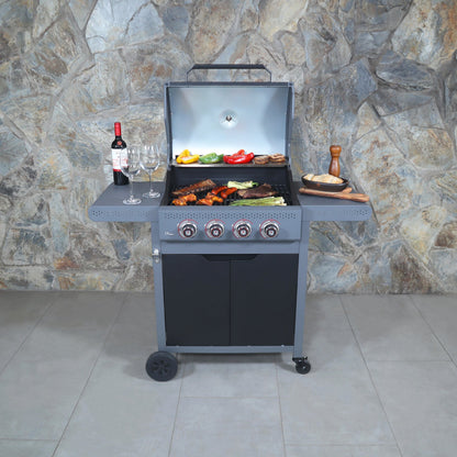 PARRILLA A GAS DARK HAWK 4Q-Parrillas a Gas