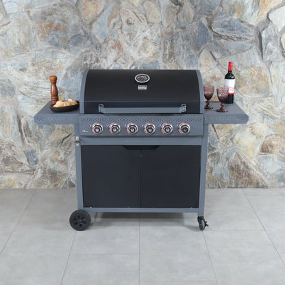 PARRILLA A GAS DARK HAWK 6Q-Parrillas a Gas
