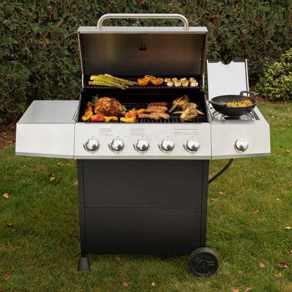 Parrilla A Gas 5 Quemadores + Quemador Lateral CGG-8500 Cuisinart.2#Sin color