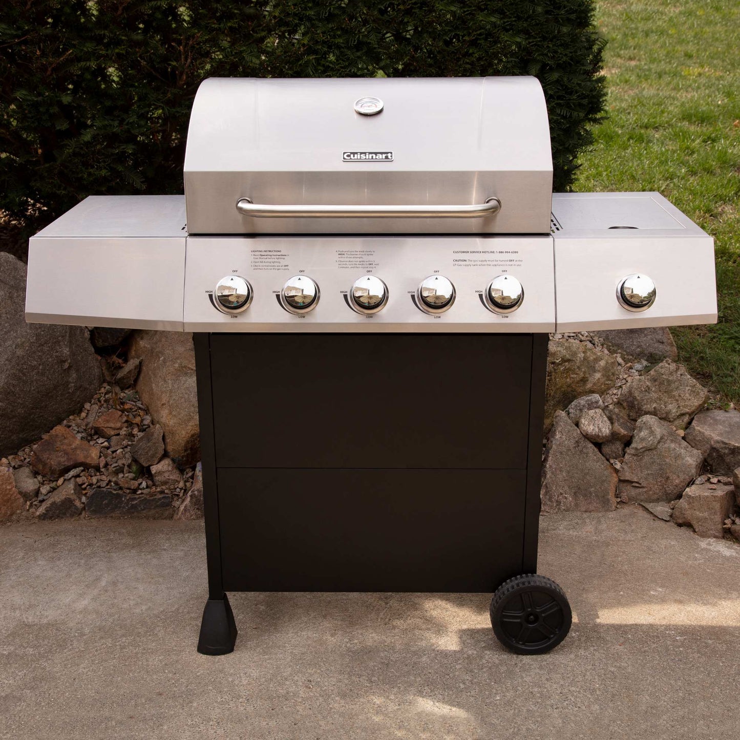 Parrilla A Gas 5 Quemadores + Quemador Lateral CGG-8500 Cuisinart.3#Sin color