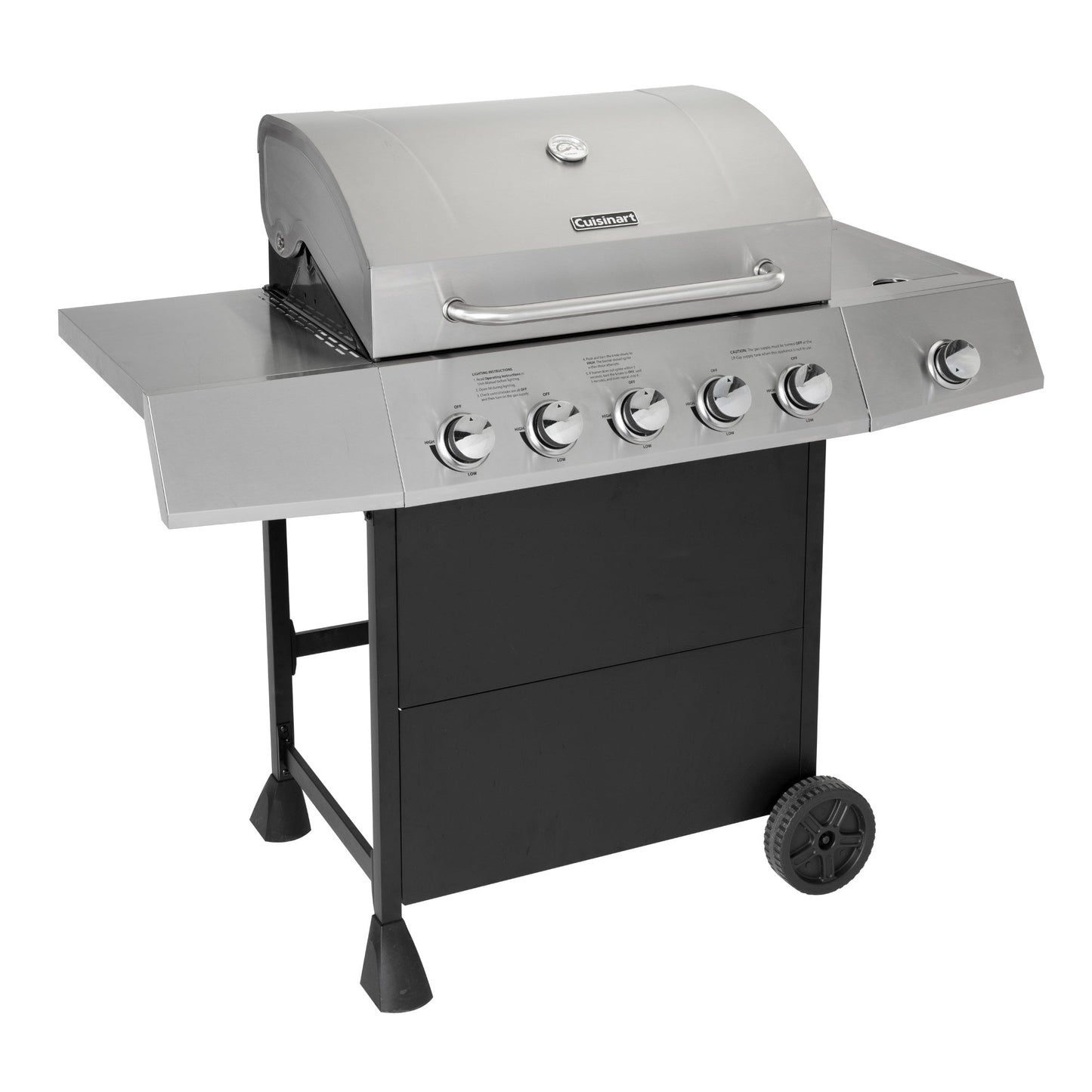 Parrilla A Gas 5 Quemadores + Quemador Lateral CGG-8500 Cuisinart.5#Sin color