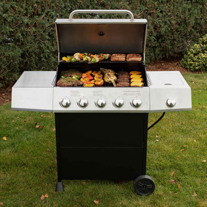 Parrilla A Gas 5 Quemadores + Quemador Lateral CGG-8500 Cuisinart.1#Sin color