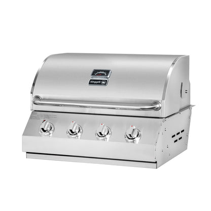 Parrilla a Gas Empotrada 4 Quemadores Kinggrill2#Gris