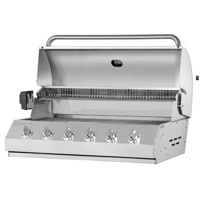 Parrilla a Gas Empotrada 6 Quemadores Kinggrill3#Gris