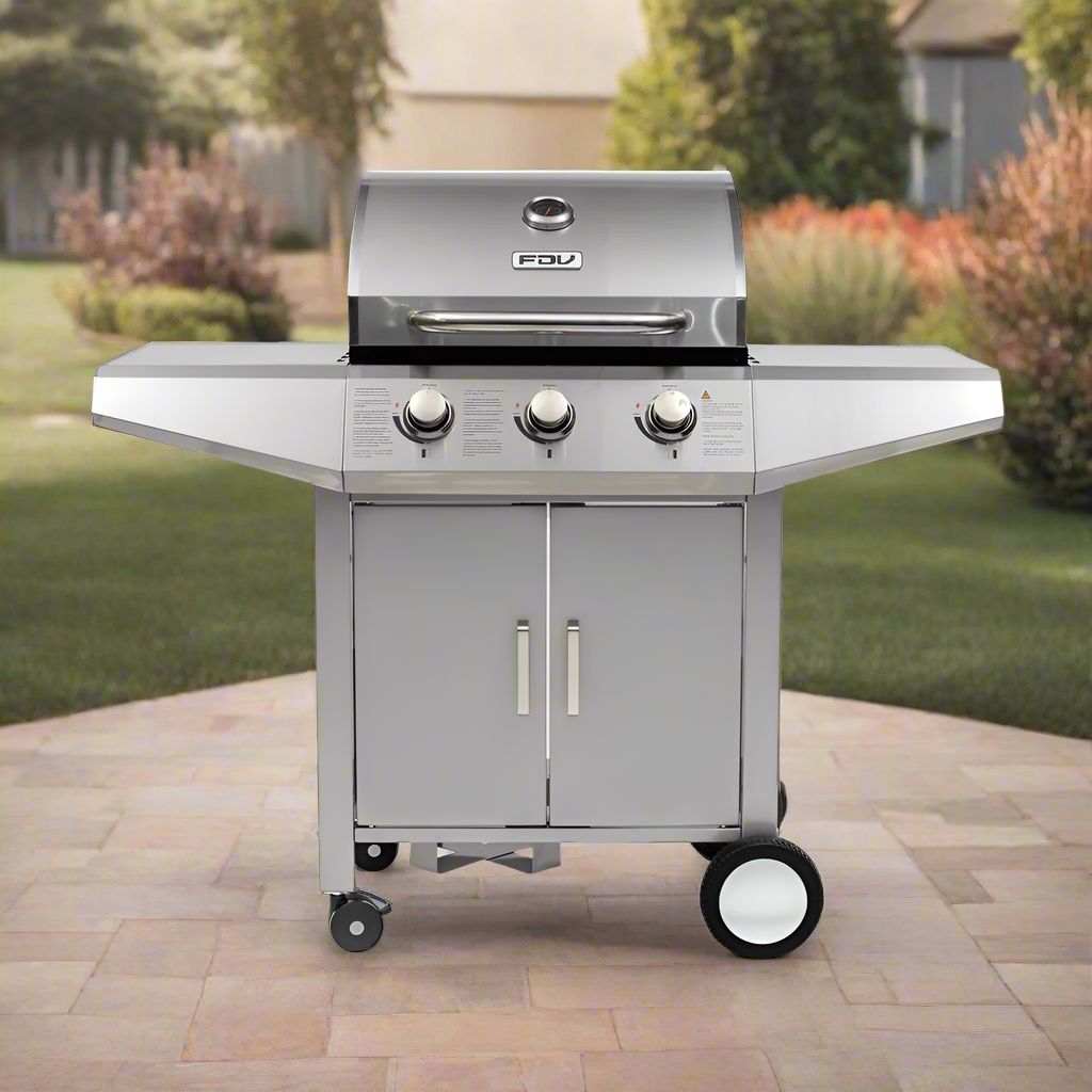 Parrilla a Gas Essence 3Q FDV - Caja Dañada-Parrillas a Gas