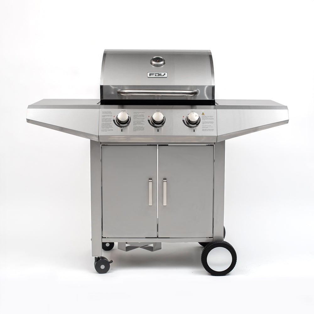 Parrilla a Gas Essence 3Q FDV - Caja Dañada-Parrillas a Gas