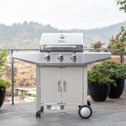 Parrilla a Gas Essence 3Q FDV - Caja Dañada-Parrillas a Gas