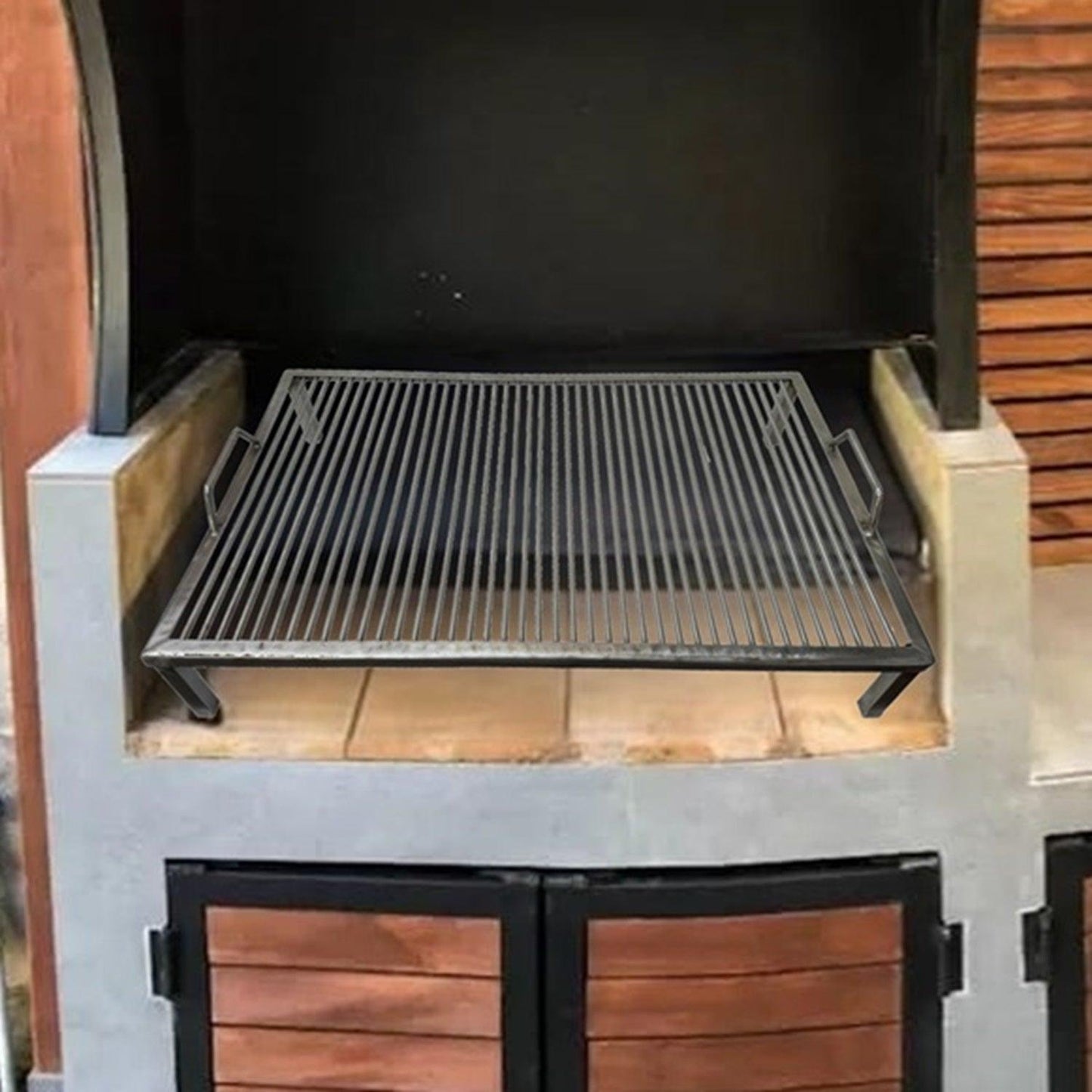 Parrilla Acero Inoxidable para Quincho 100x50 cm Kas 1#Gris