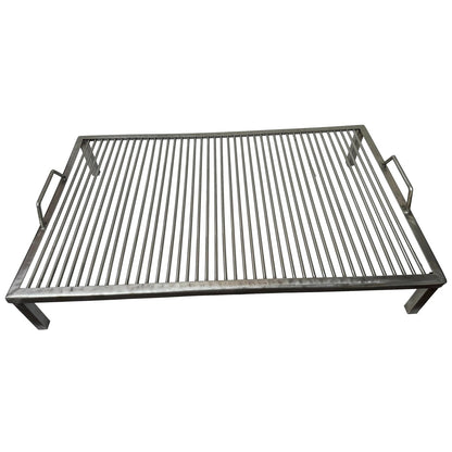 Parrilla Acero Inoxidable para Quincho 60x40 cm Kas2#Gris
