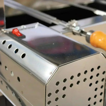 Parrilla A Carbón Con Motor Alcázar6#Negro