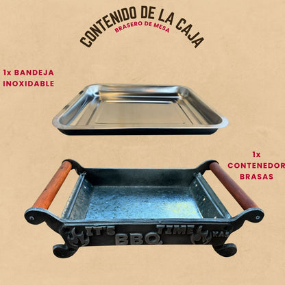 Parrilla Brasero De Mesa: BBQ Time Kas Chile-Accesorios para Parrillas