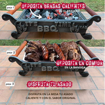 Parrilla Brasero De Mesa: BBQ Time Kas Chile-Accesorios para Parrillas