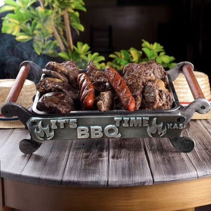 Parrilla Brasero De Mesa Con Tapa: BBQ Time Kas Chile-Accesorios para Parrillas
