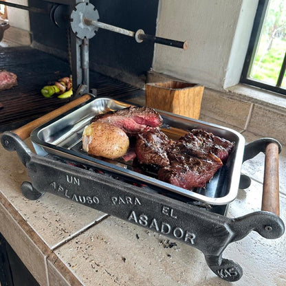 Parrilla Brasero De Mesa: Un Aplauso Para El Asador Kas Chile5#Gris