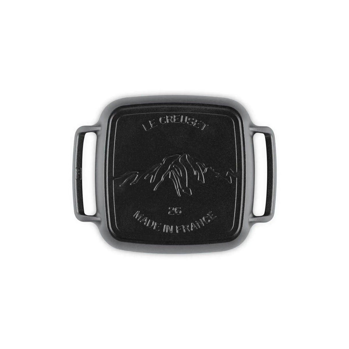 Parrilla Cuadrada Grill Alpine Outdoor 26 cm Matte Black Le Creuset-Parrillas