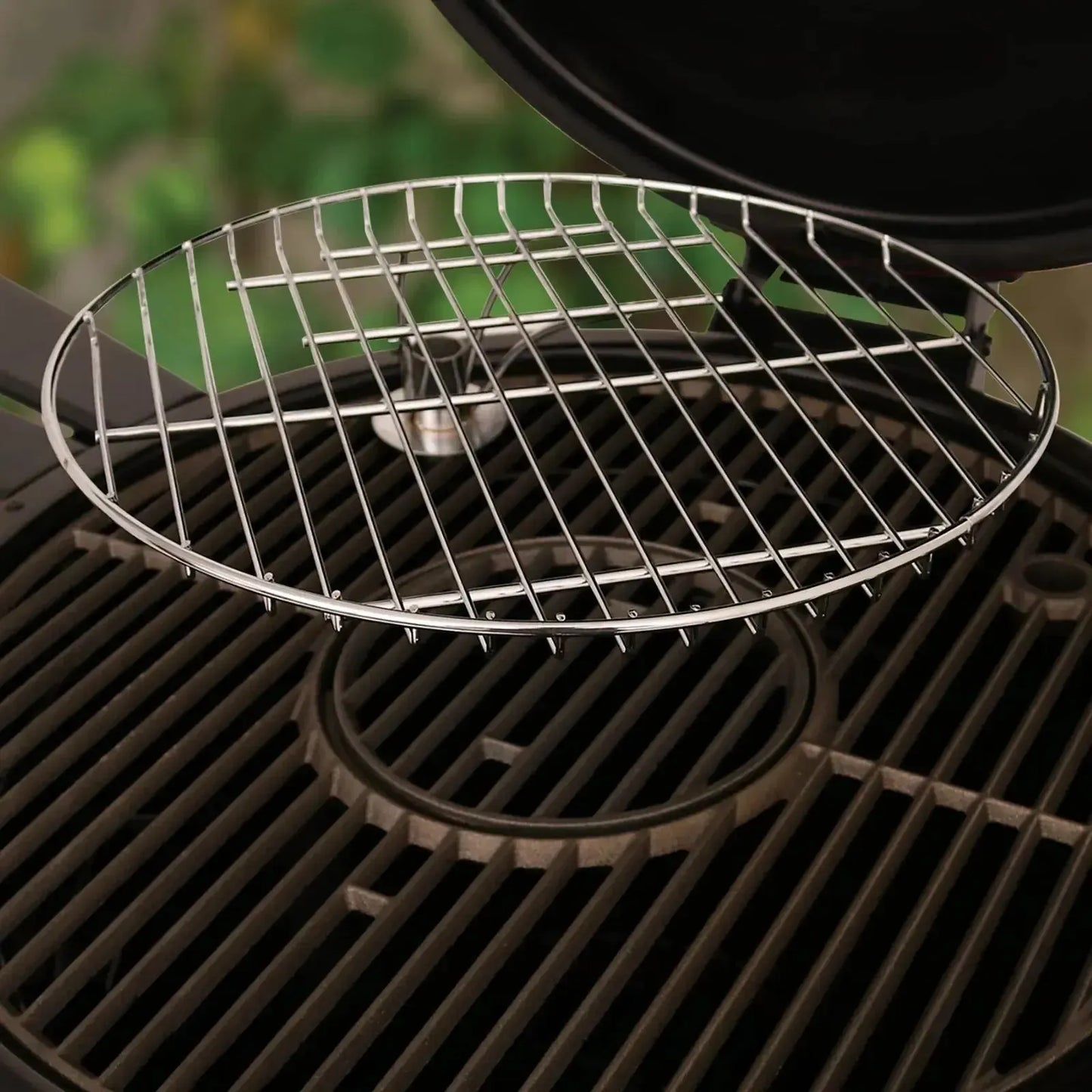 Parrilla de carbón Kamado Akorn 50 cm Char Griller4#Grafito