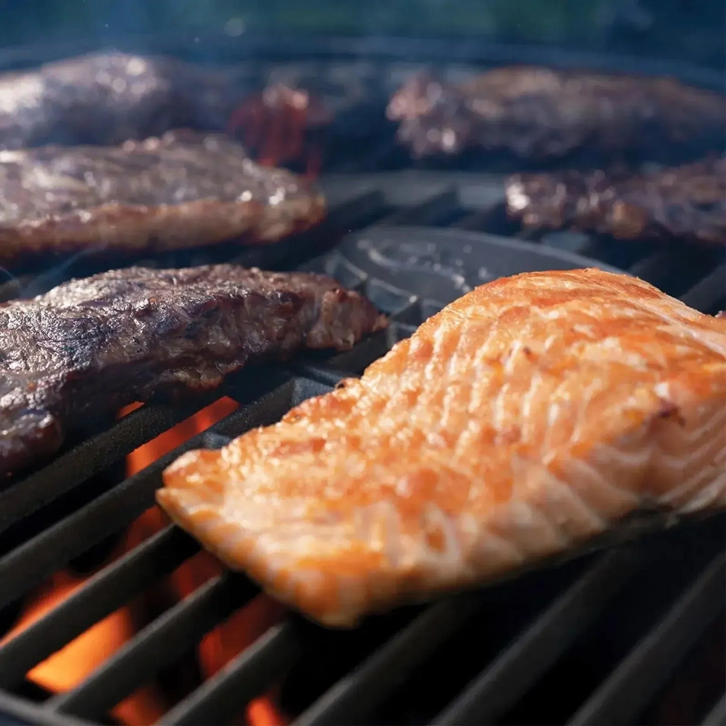 Parrilla de carbón Kamado Akorn 50 cm Char Griller6#Grafito