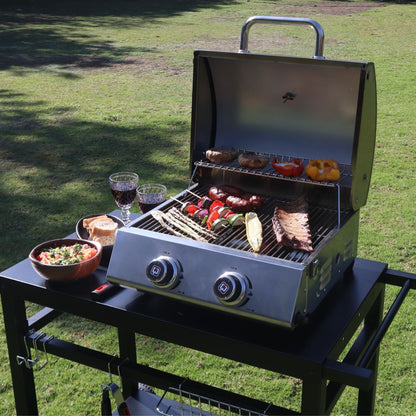 PARRILLA GAS PORTATIL GRILL TO GO 2Q-Parrillas a Gas