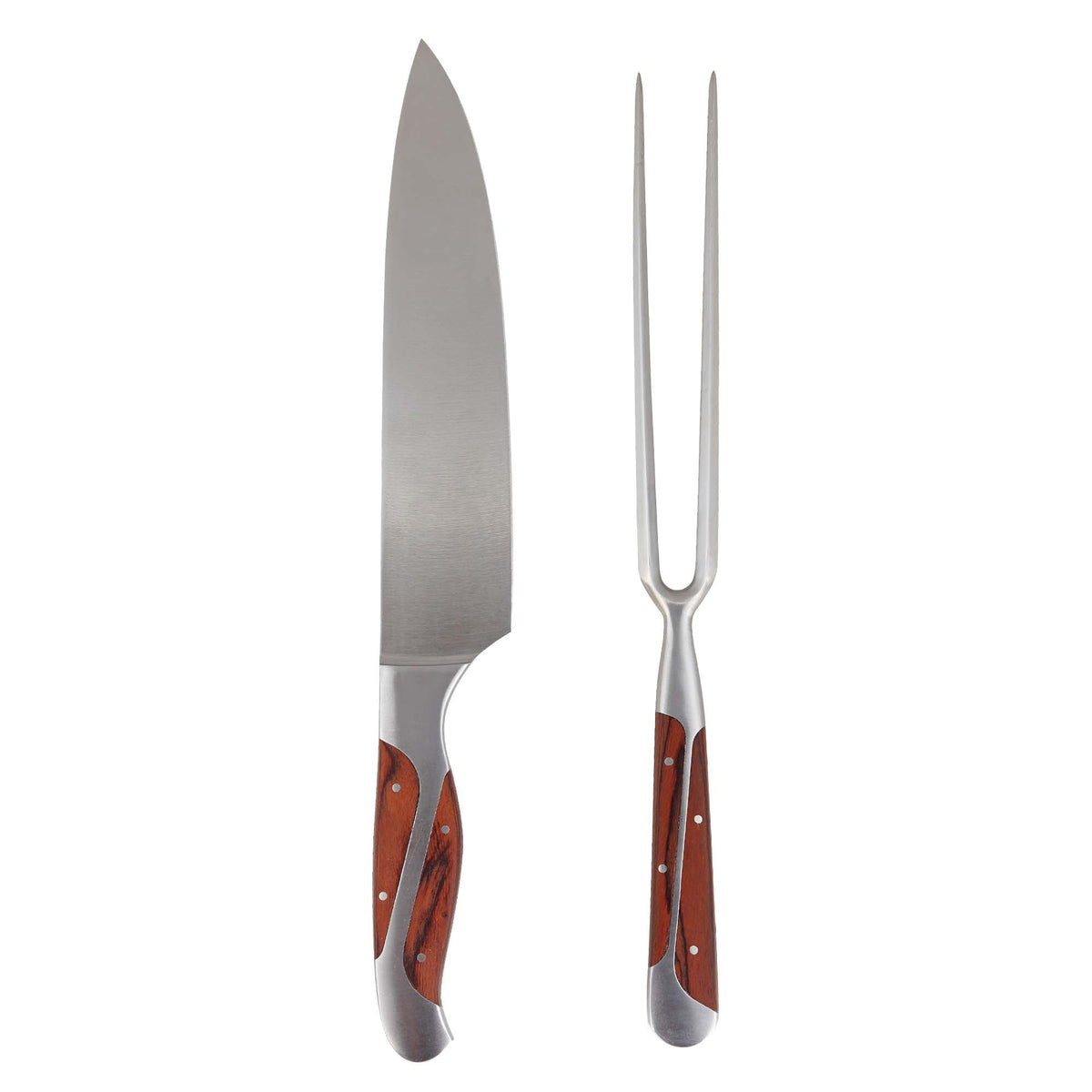 Parrilla Kamado FDV Tokio Black + Set Cuchillos 2pzs Texas + Tabla Madera Acacia 45 cms Simple Cook-Kits de Cocción