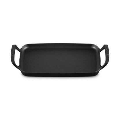 Parrilla Rectangular Lisa Alpine Outdoor 40 cm Matte Black Le Creuset-Parrillas